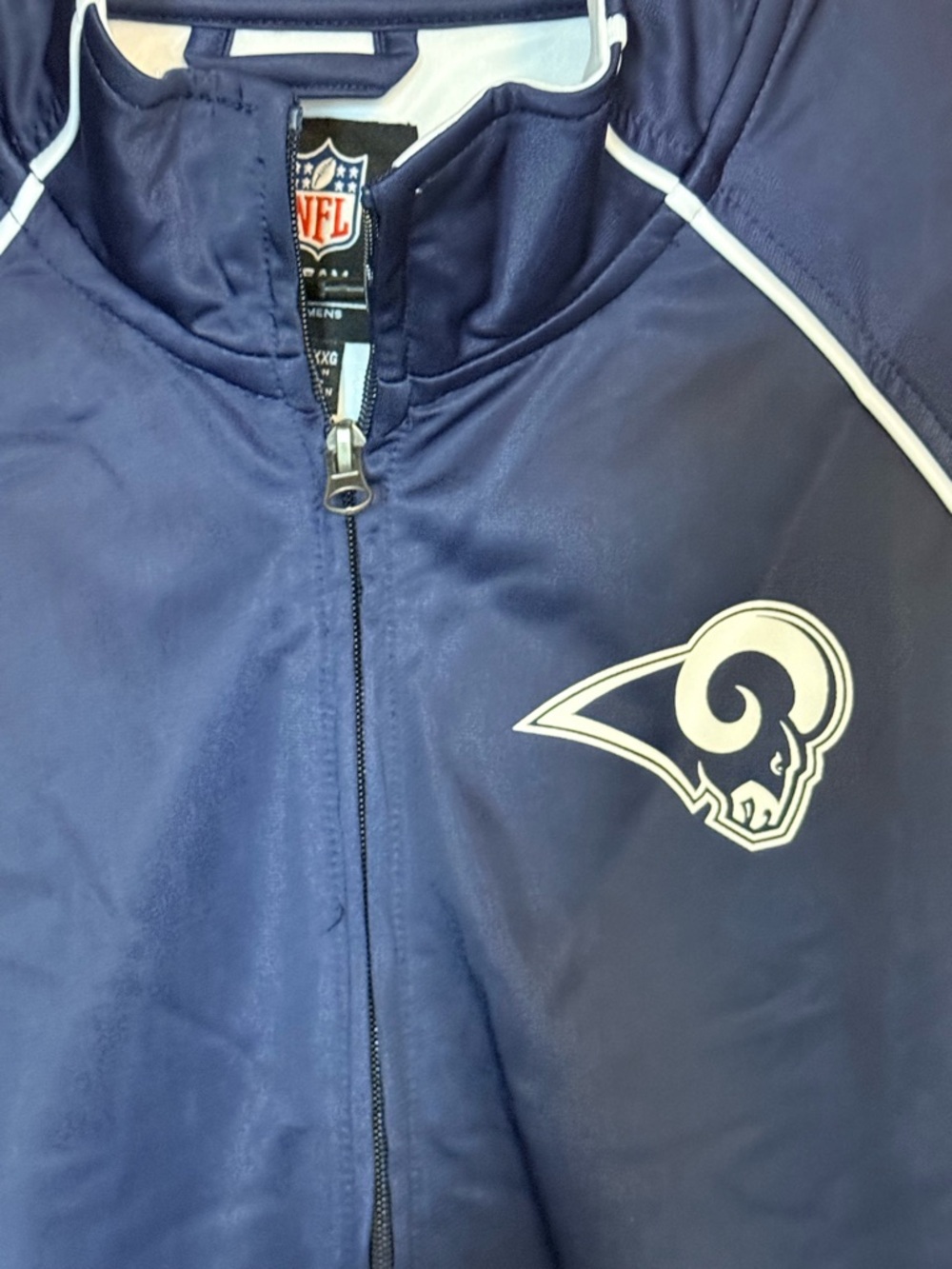 NFL Women's Jacket in Black, White & Red Logo - Picture 2 of 8
